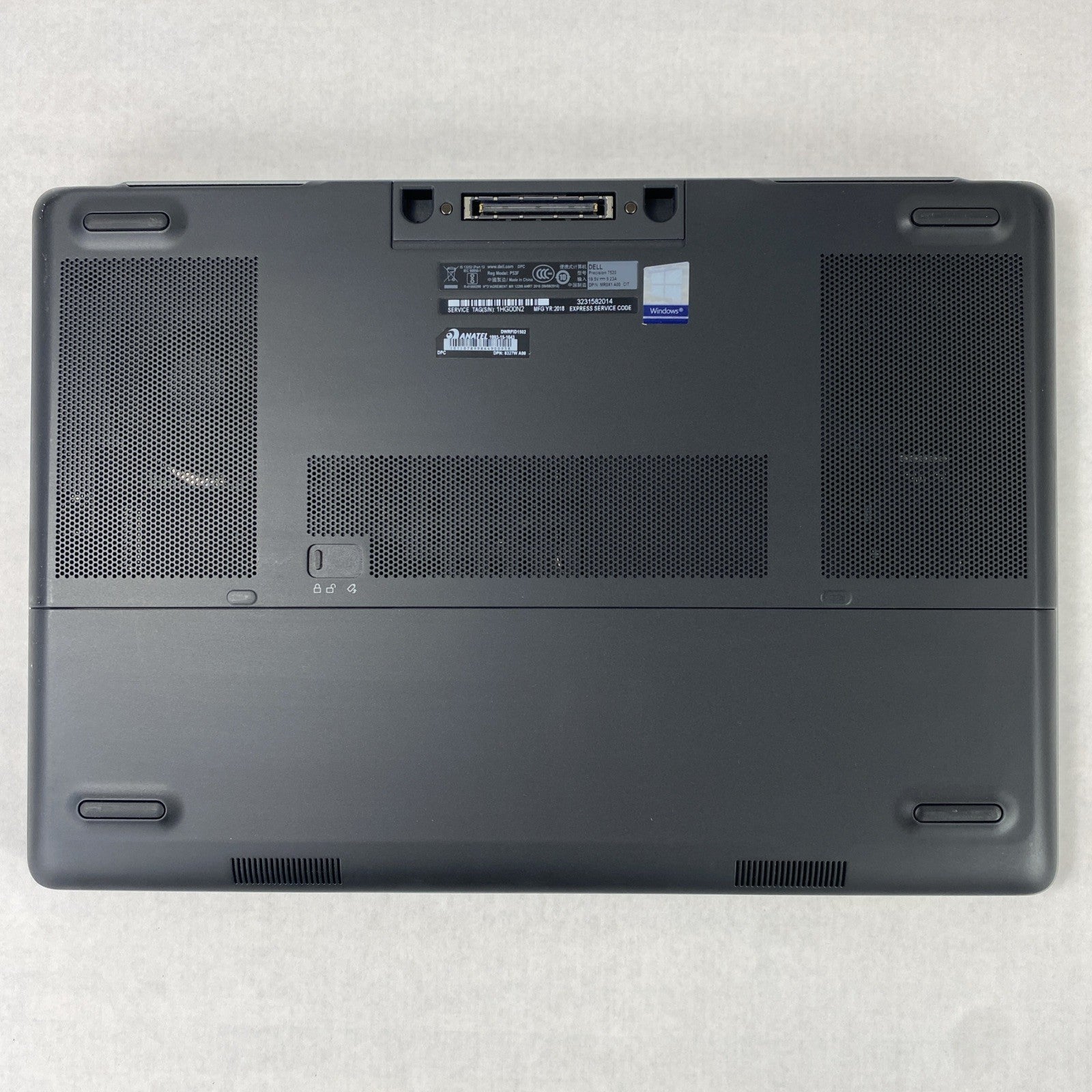 Dell Precision 7520 Intel Xeon E3-1505M v6 3.00 GHz 8 GB RAM 15.6" No HDD No OS
