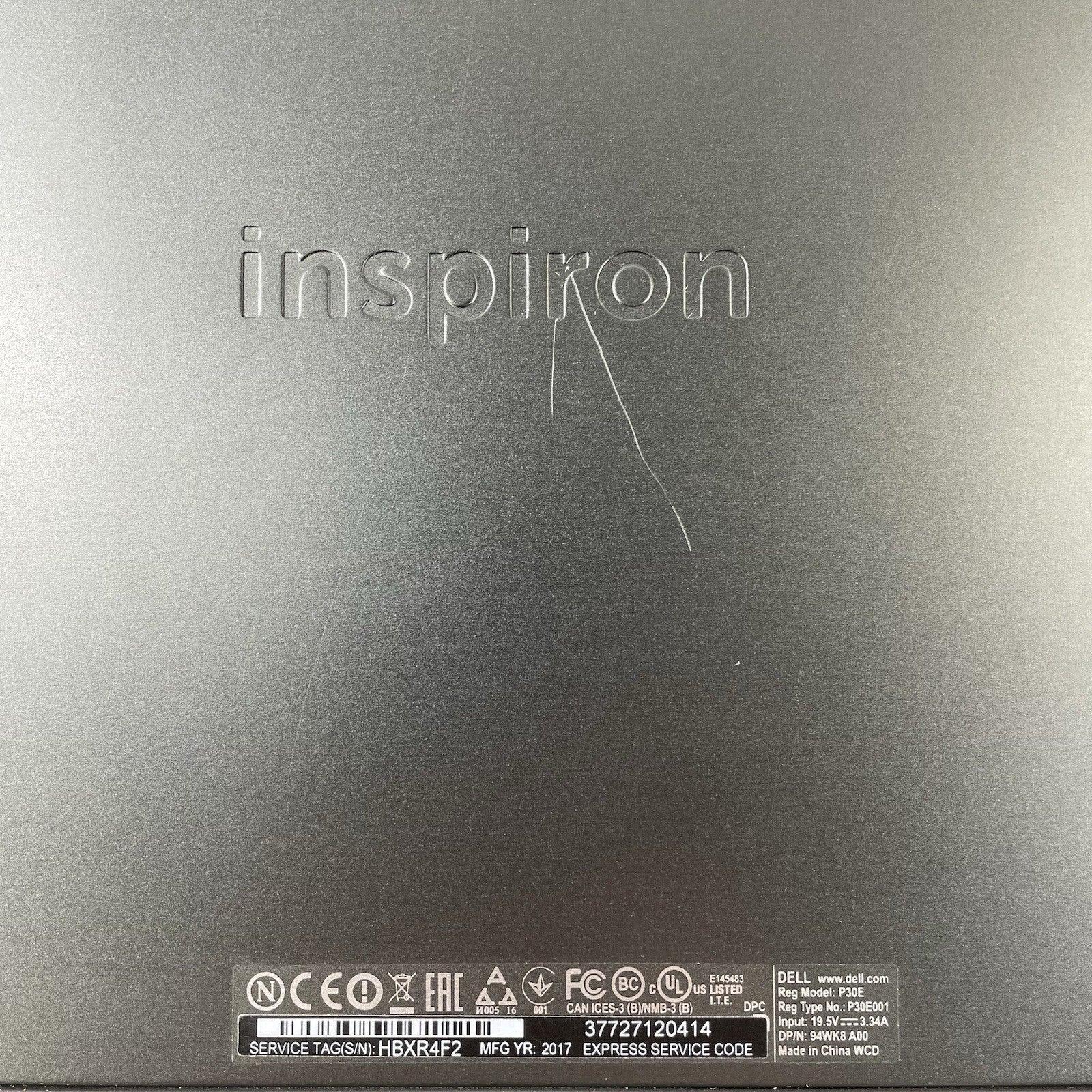 Dell Inspiron 17-7779 17.3" i7-7500U 2.70 GHz 16GB RAM NVIDIA GF108 No SSD/OS/AC16