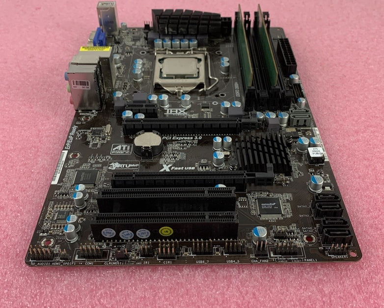 ASRock Z75 Pro 3 Motherboard Intel Core i3-3220 3.3GHz 8GB RAM 2 Sticks