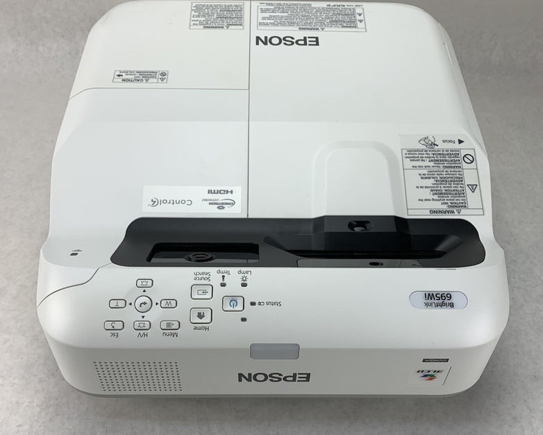 Epson PowerLite 695Wi H740A LCD Lamp Projector 2347 Lamp Hours - No Remote