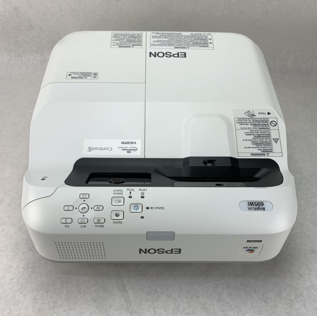 Epson PowerLite 695Wi H740A LCD Lamp Projector 2347 Lamp Hours - No Remote3