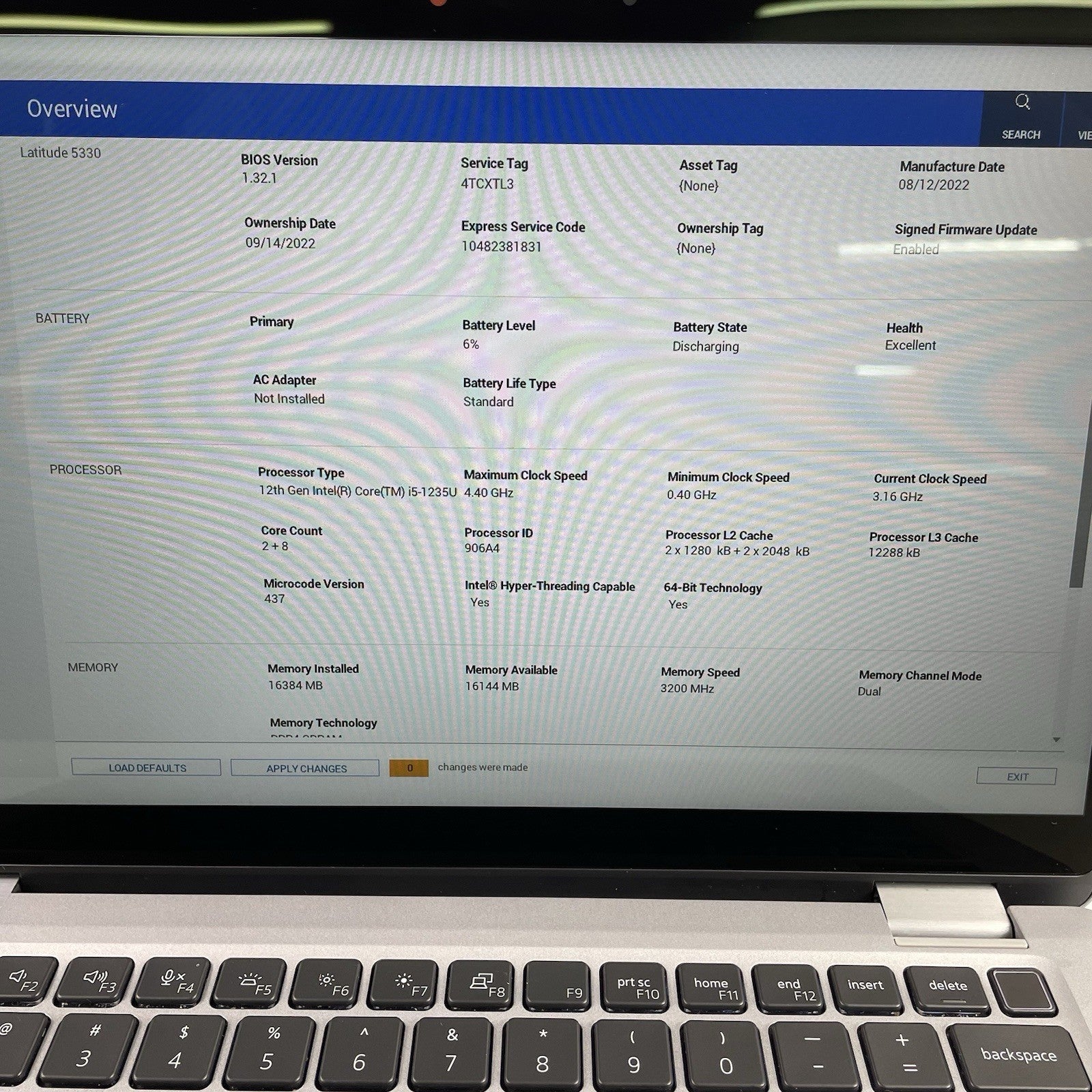 Dell Latitude 5330 13.3" i5-1235U 3.76 GHz 16 GB RAM No SSD/OS/AC2
