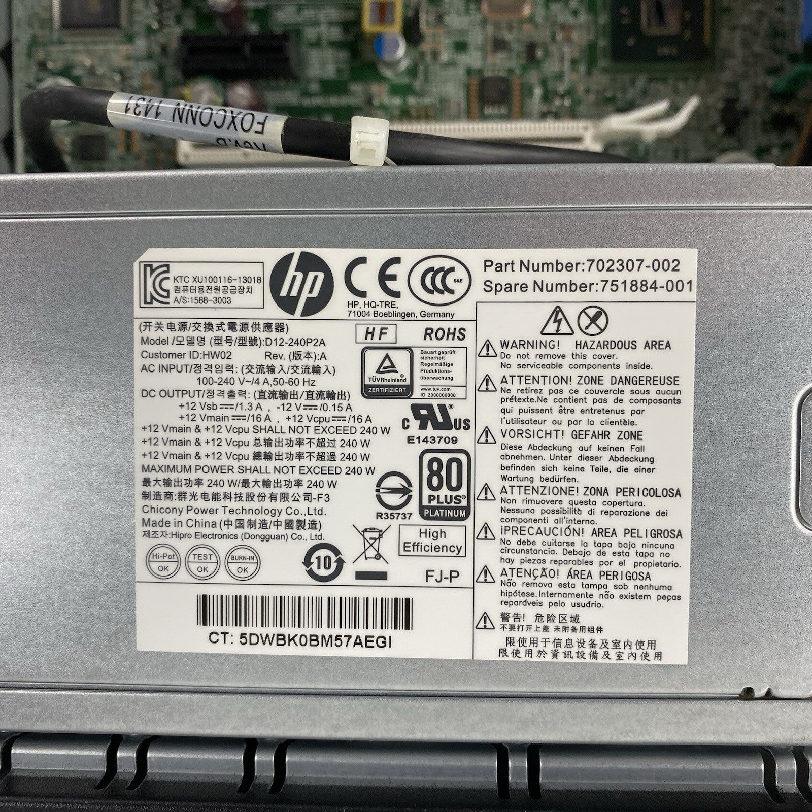 HP EliteDesk 800 G1 SFF Intel Core i5-4590 3.3GHz 4GB RAM No HDD No OS