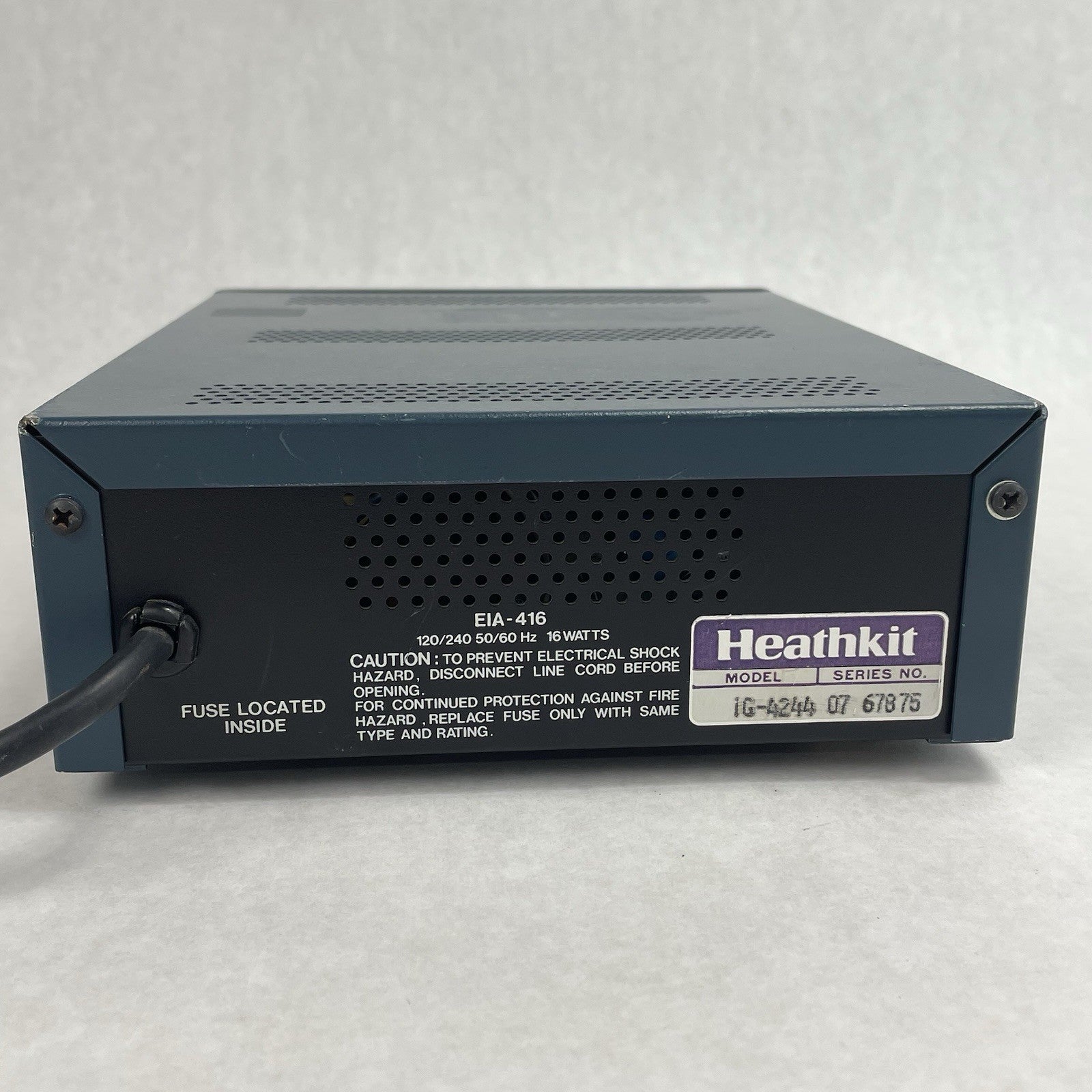 Heathkit Precision Oscilloscope Calibrator Model IG-4244  Power Tested