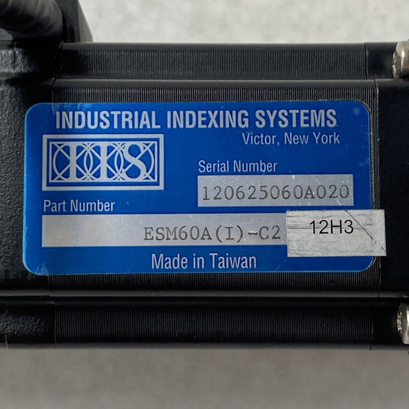 Industrial Indexing Systems ESM60A-C2 Servo Motor