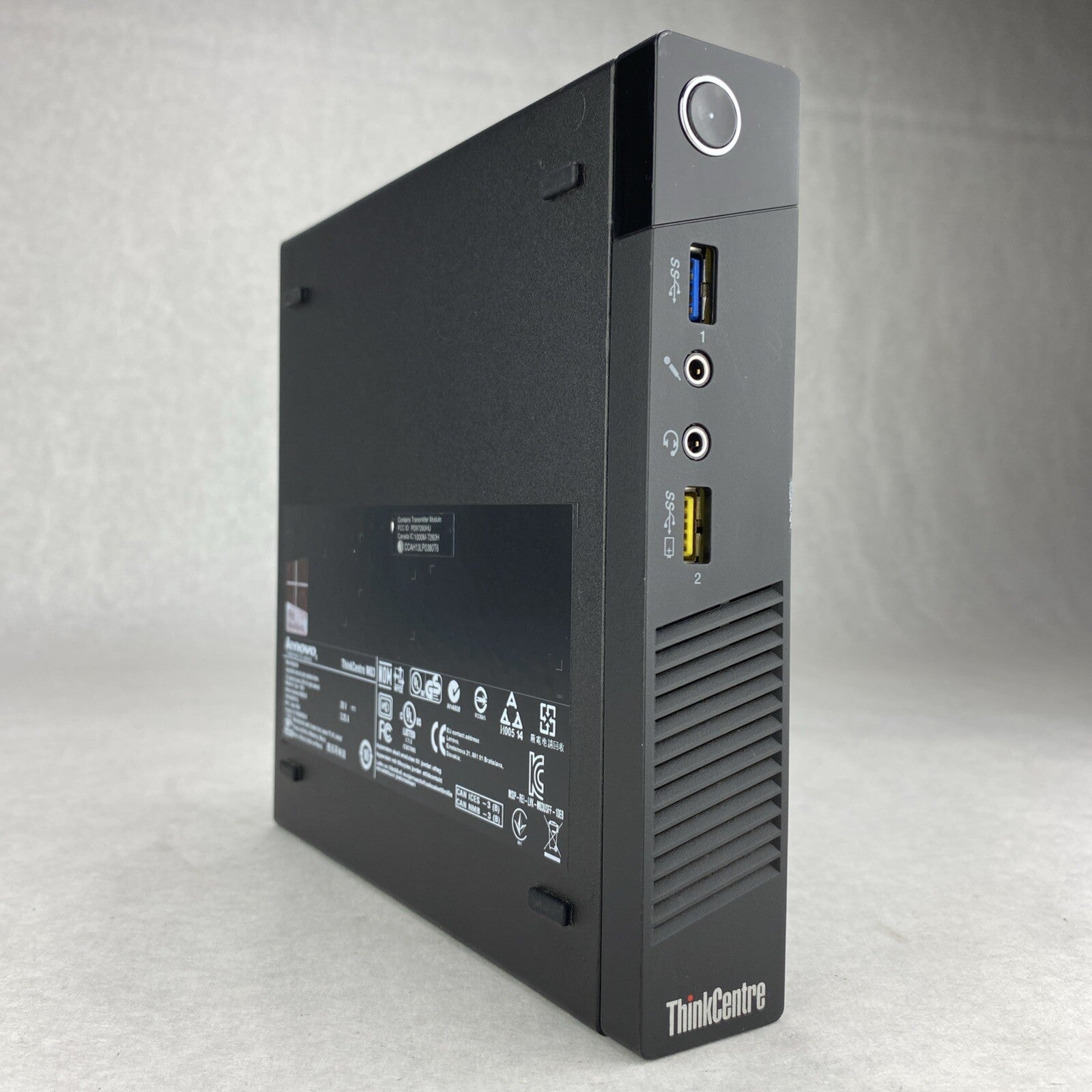 Lenovo ThinkCentre M83 Micro Quad Core i5-4590T 2.0GHz 8GB RAM WiFi No AC HDD OS