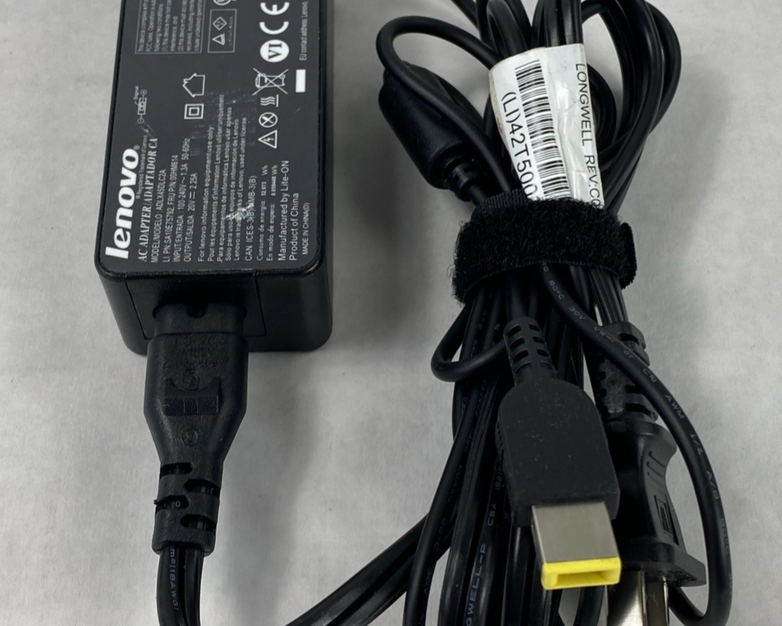 Lenovo ADLX45DLC2A 20V 2.25A 45W Slim Rectangular Tip AC Adapter (Lot of 9)