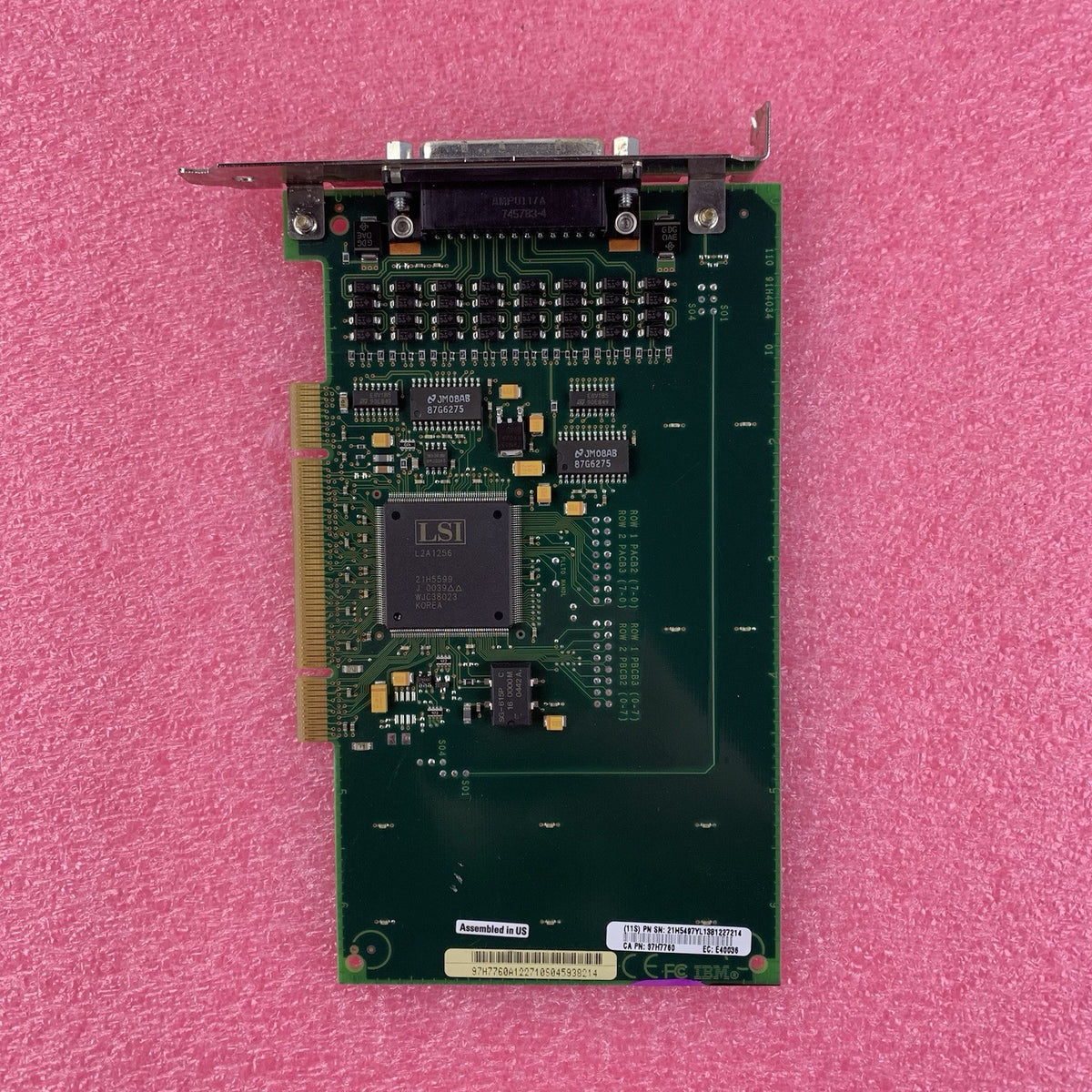 IBM 97H7760PCI Twinaxial Workstation IOA Card - Untested7