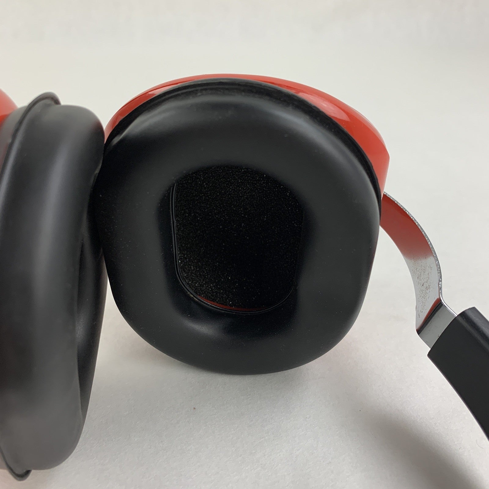 David Clark Company 310S Protective Headgear 12489G-02 Red Vintage