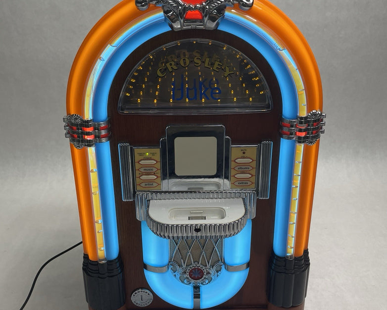 Crosley CR17 iJuke Jukebox Apple iPod Music Player Tested No Power Cord