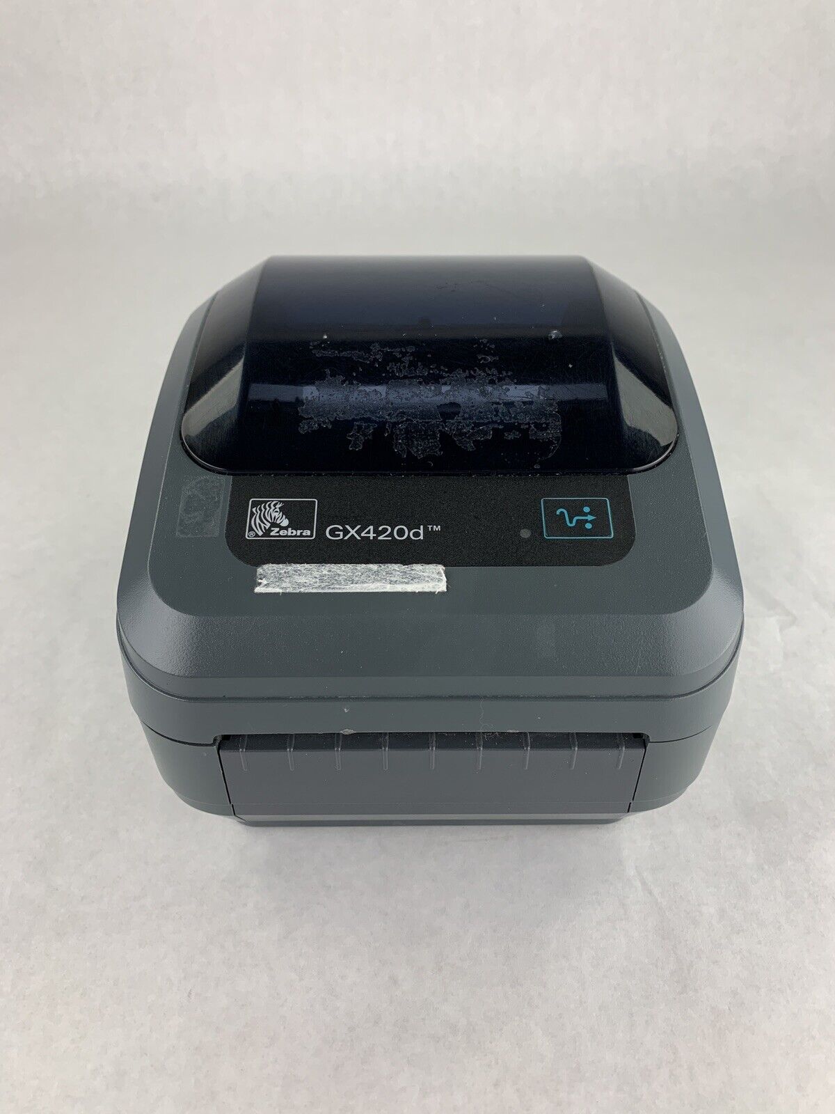 Zebra GX430t Thermal Label Printer Bad Roller For Parts and Repair No AC Adapter