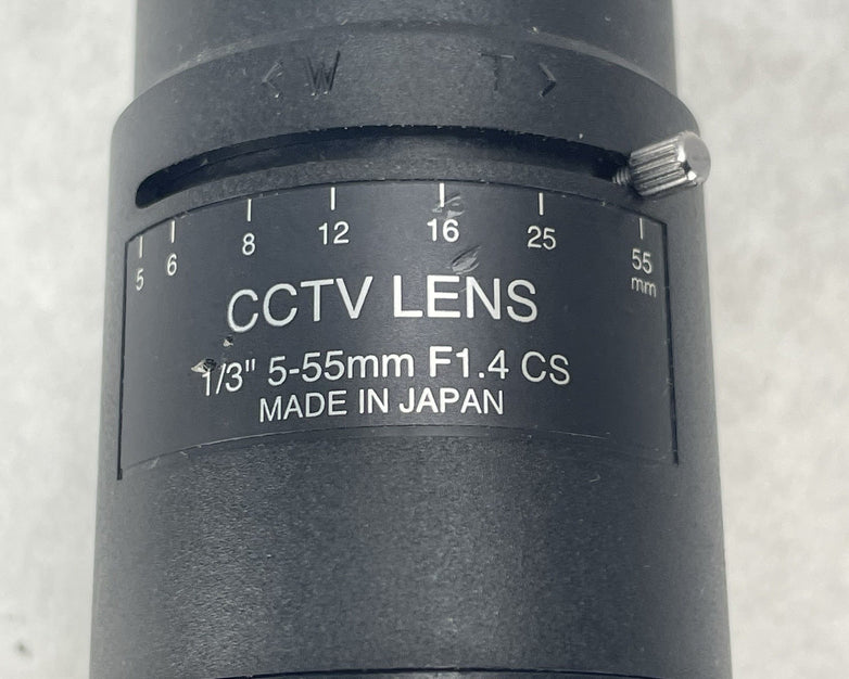 NAV CCTV Lens NAV5-55DC 1/3" 5-55MM F1.4 CS DC-Automatic Iris Lot of 4