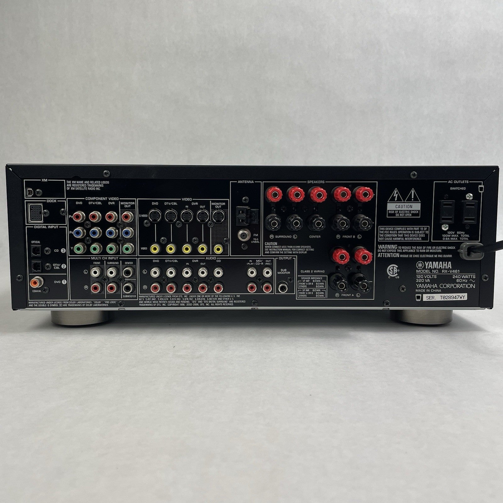 Yamaha RX-V461 Precision Audio Component/AV Sound Receiver Tested