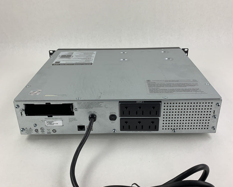 APC SMT750RM2U Line Interactive Rackmount Smart-UPS  No Battery Tested