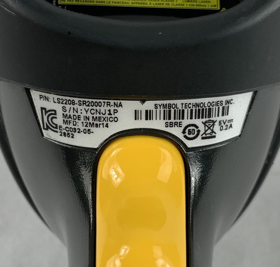 Symbol LS2208-SR20007R-NA Barcode USB-Wired Scanner6