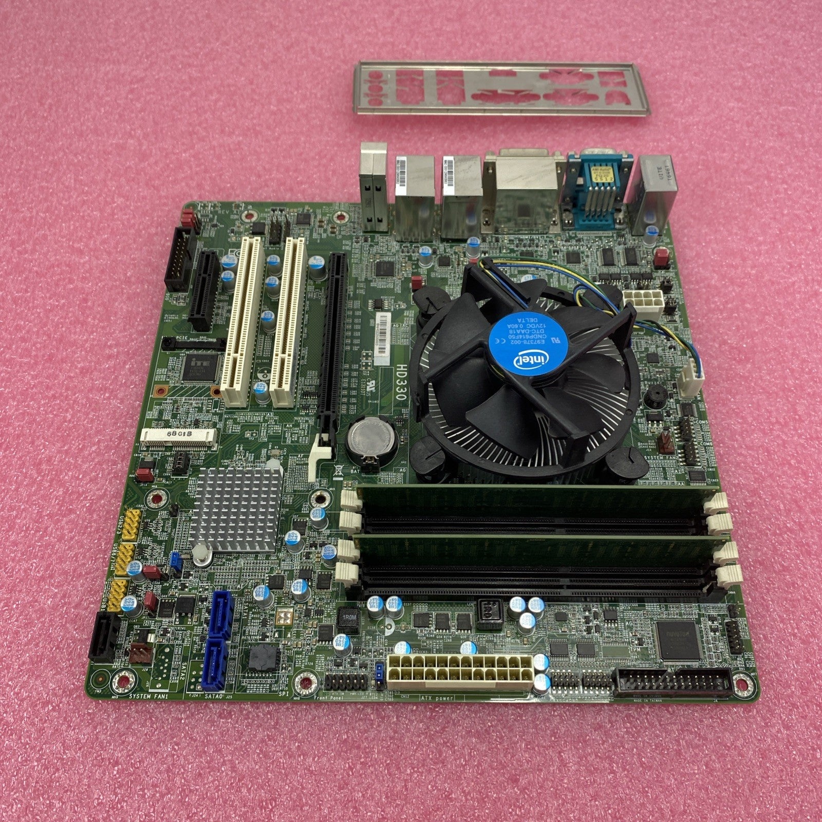 DFI HD330-Q870R Motherboard Intel Core i5-4670 3.40GHz 4GB RAM w/ Shield