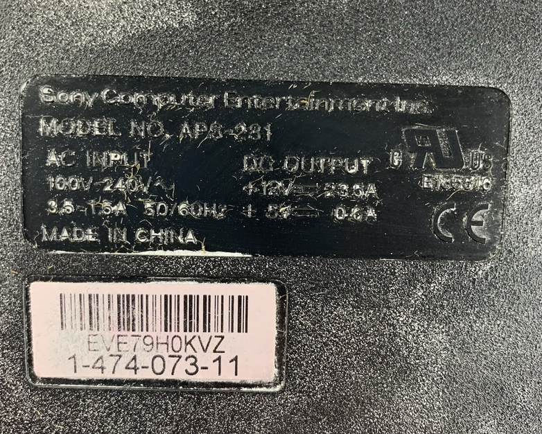 Sony APS-231 Internal Switching Power Supply for "Fat" PS3 - Untested