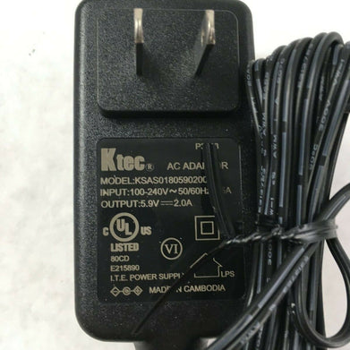 Ktec AC Adapter KSAS0180590200HU (Lot of 3)