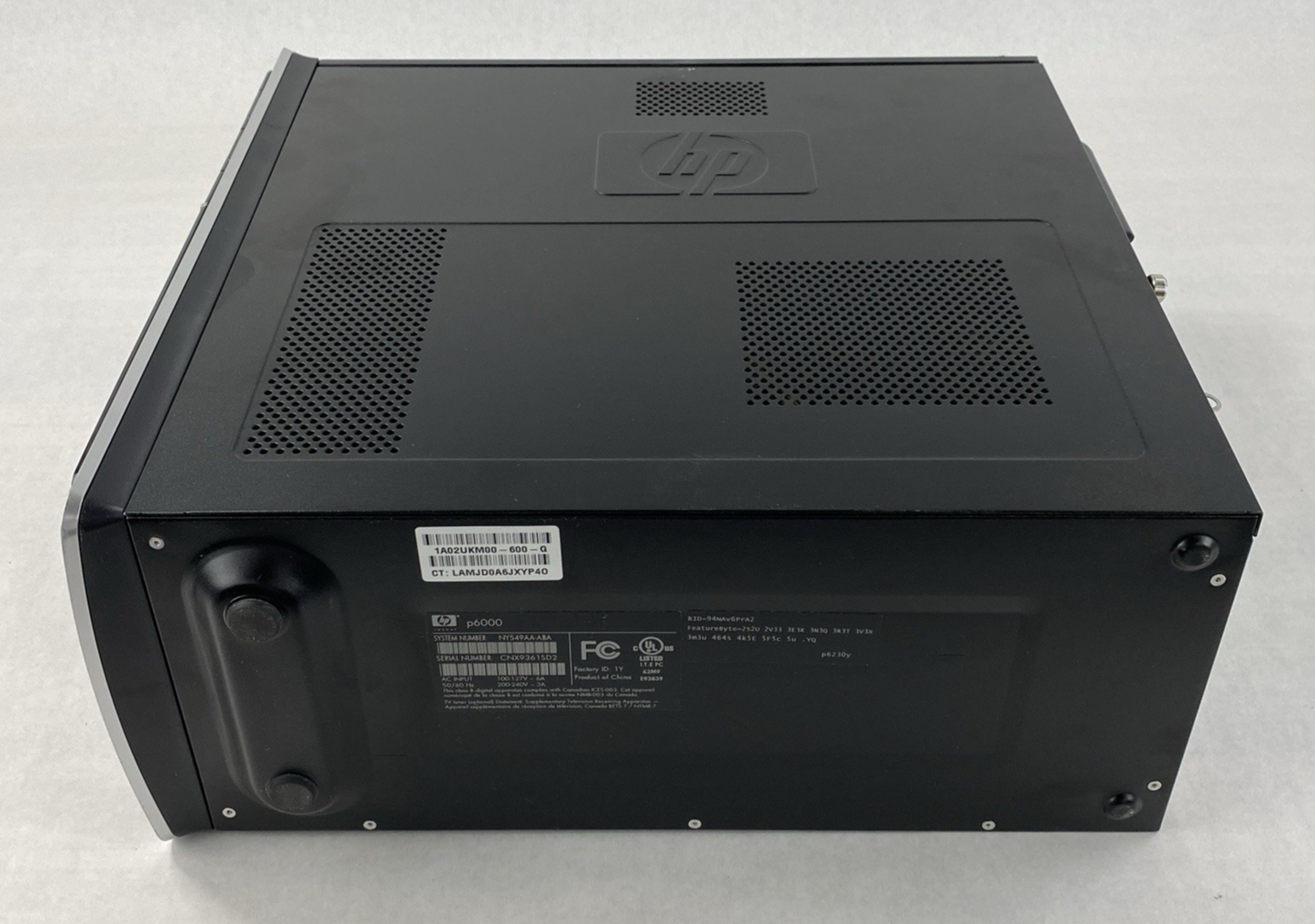 HP Pavilion P6230Y MT AMD Phenom II x4 810 2.60GHz 8GB RAM No HDD No OS