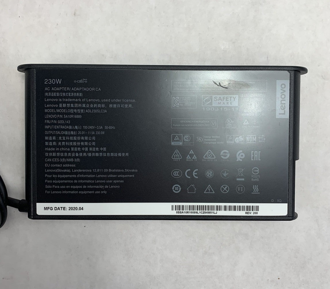 Lenovo ADL230SLC3A 230W AC Adapter Power Supply5