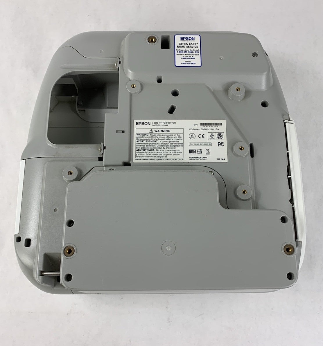 Epson BrightLink 595Wi H599A LCD Lamp Projector 3393 Lamp Hours - No Remote6