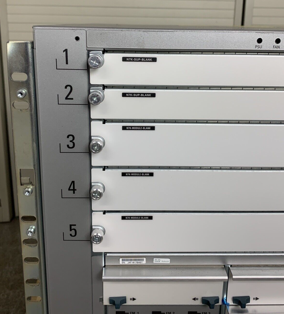 Cisco N7K-C7009 NEXUS 7000 Series 9x Blank Chassis Box Opened W/53-3374-01 Kit