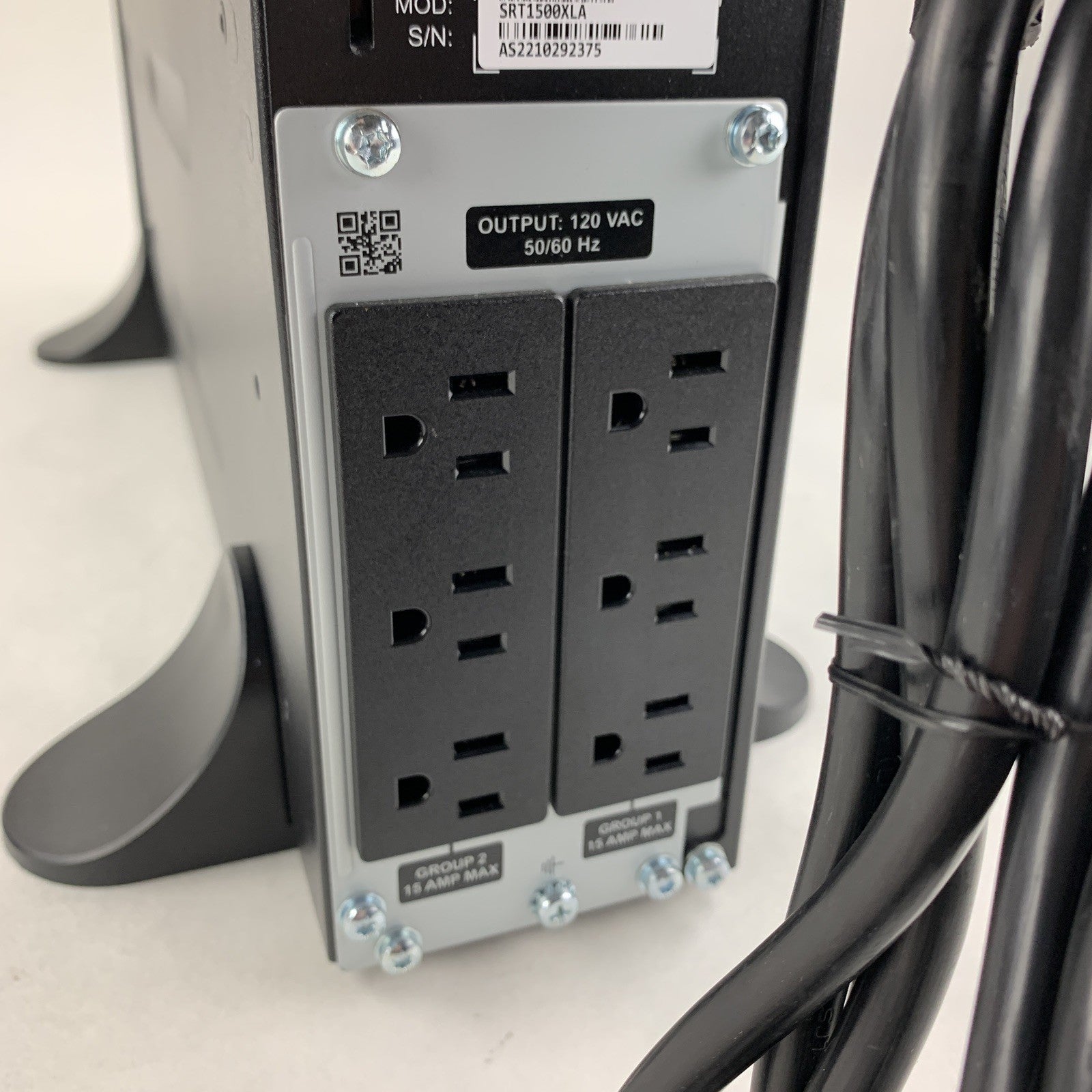 APC SRT1500XLA Uninterruptible Power Supply Error G03 Logic Power Issue Bad Face