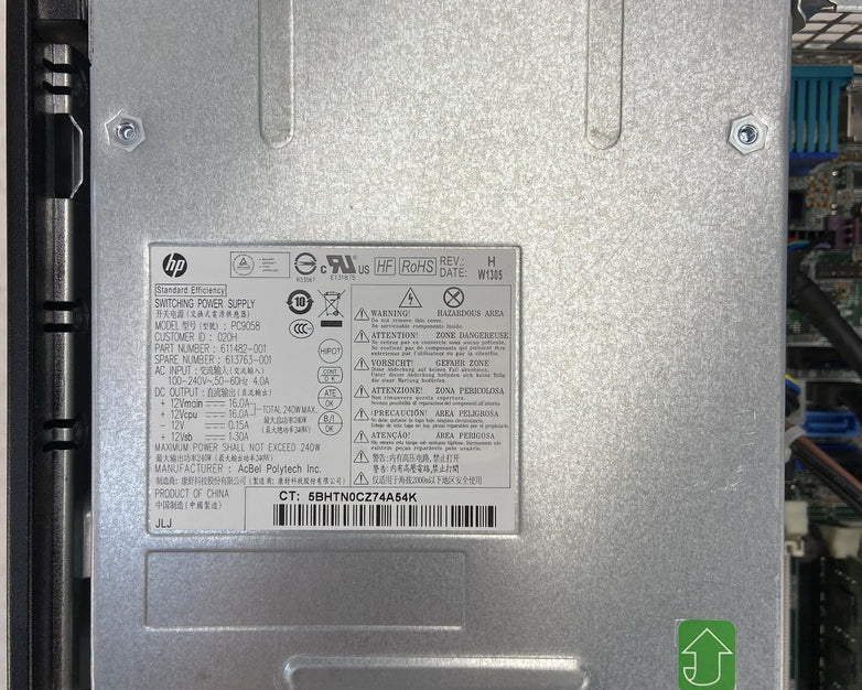 HP Compaq Elite 8300 SFF Intel Core i3-3220 3.3GHz 4GB RAM No HDD No OS
