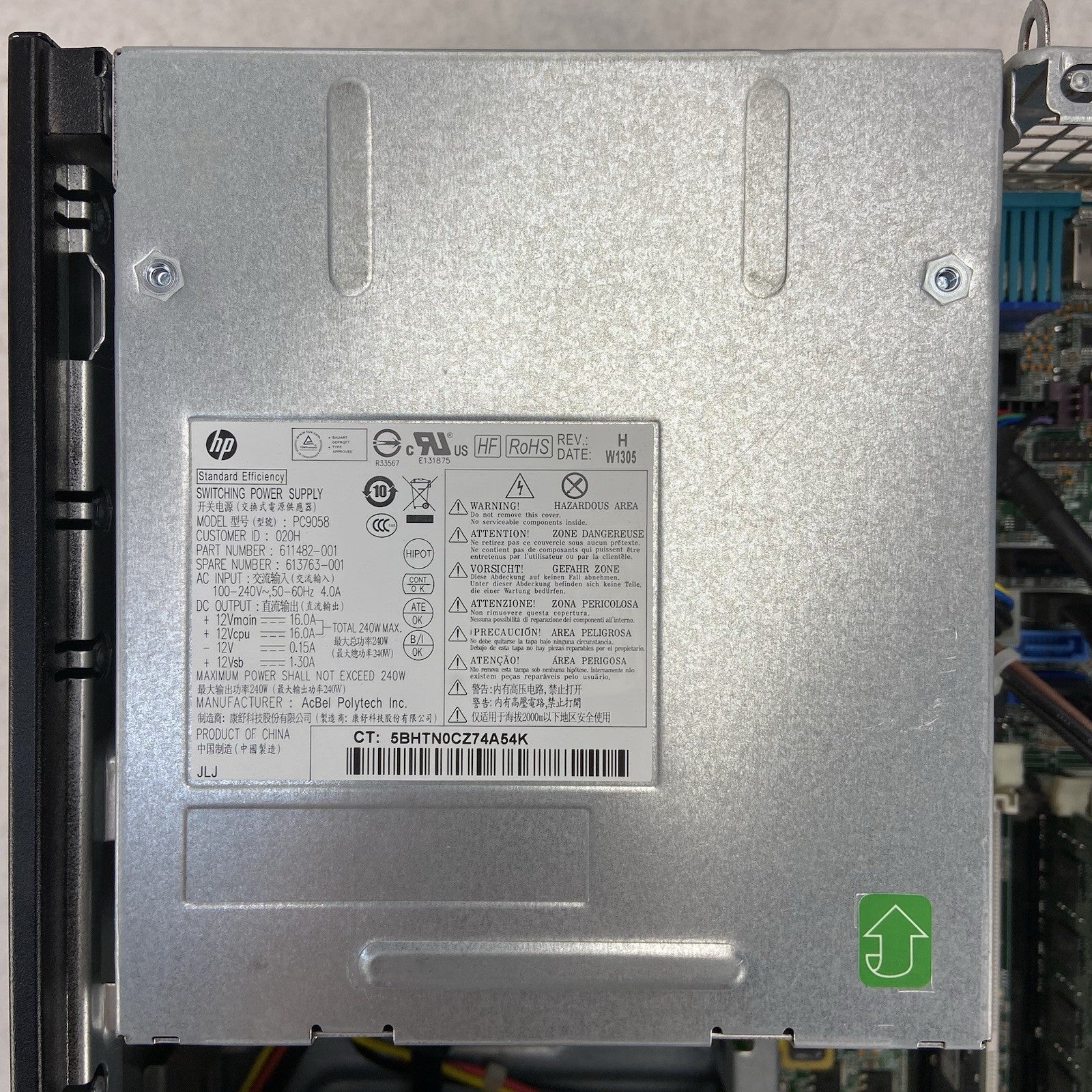 HP Compaq Elite 8300 SFF Intel Core i3-3220 3.3GHz 4GB RAM No HDD No OS10