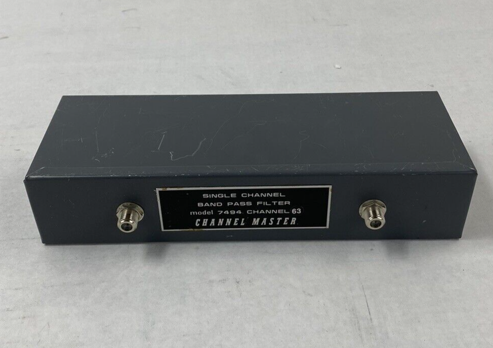 Channel Master MATV Systems Model 7494 Band Pass Filter UHF Band Channel 63