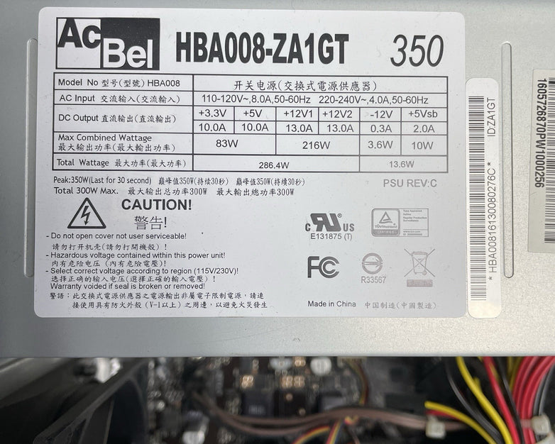 ASUS G11CD Intel i5-6400 2.70 GHz NVIDIA GeForce GTX 950 8 GB RAM No HDD No OS