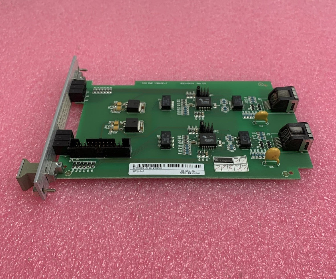 GE D20 EME 10BASE-T 820-0474 Interface Card