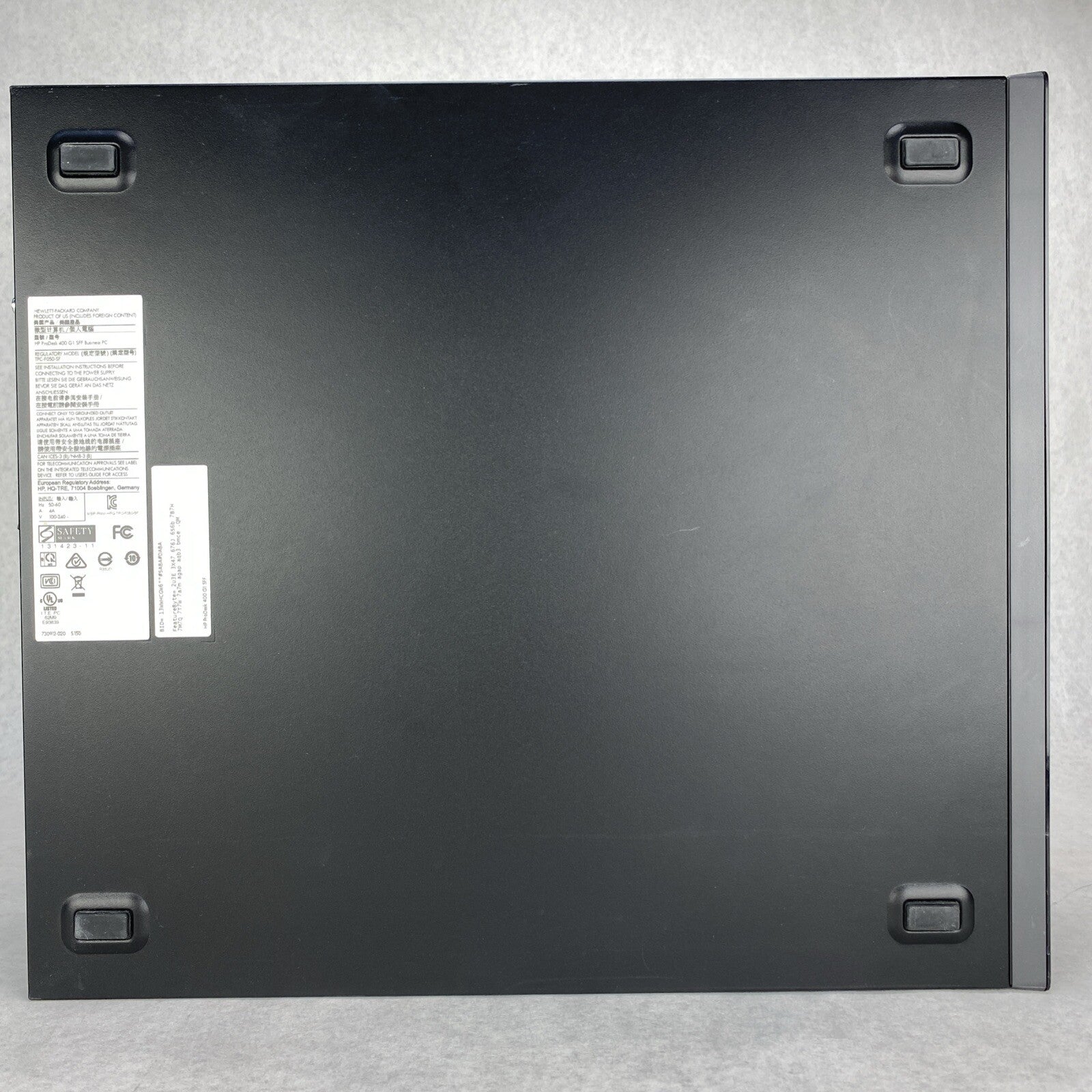 HP Prodesk 400 G1 SFF Intel Quad Core i5-4590 3.30GHz 1x8GB RAM No HDD No OS