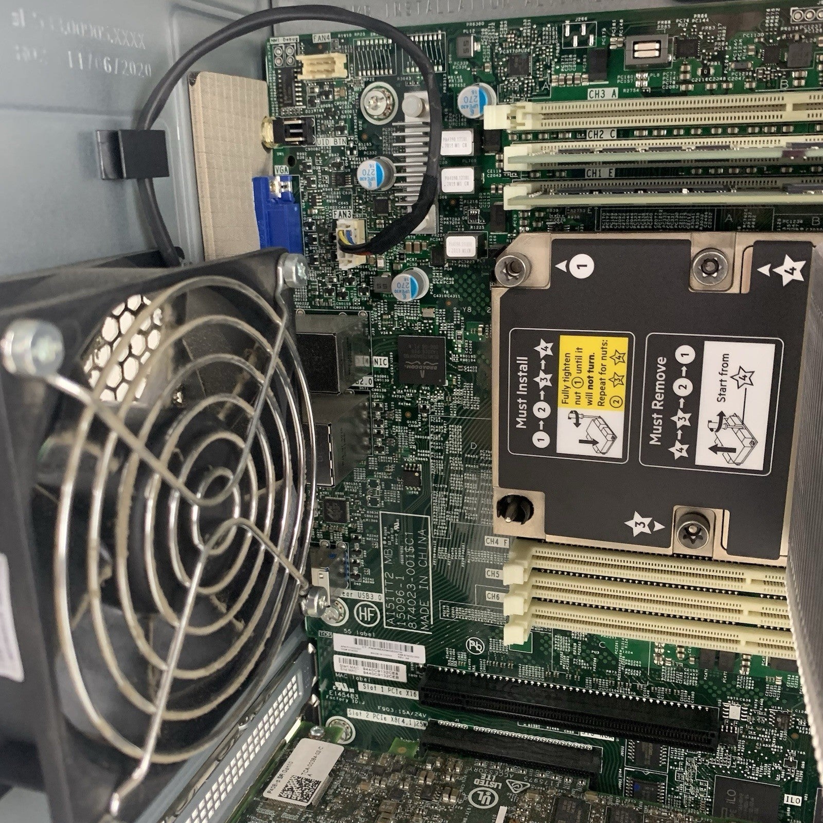 HP Proliant ML110 Gen10 Server 1x Silver 4210R 2.4 GHz 32 GB Ram No HDD No OS13
