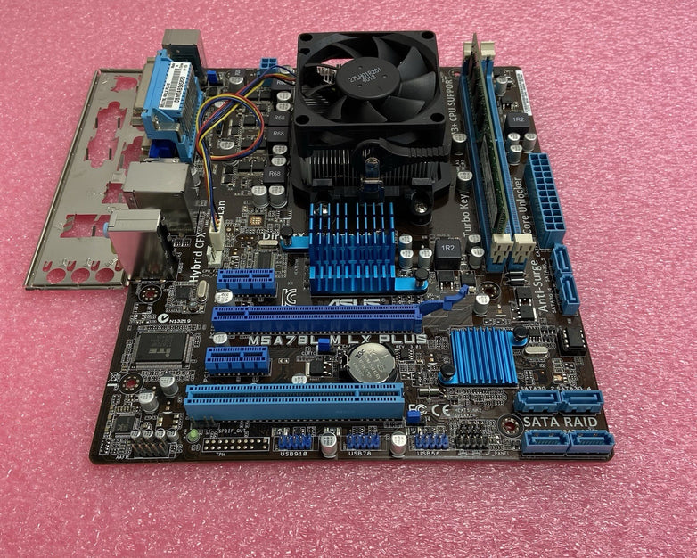 ASUS M5A78L-MLX PLUS Motherboard AMD Sempron 145 2.8GHz 2GB RAM w/Shield