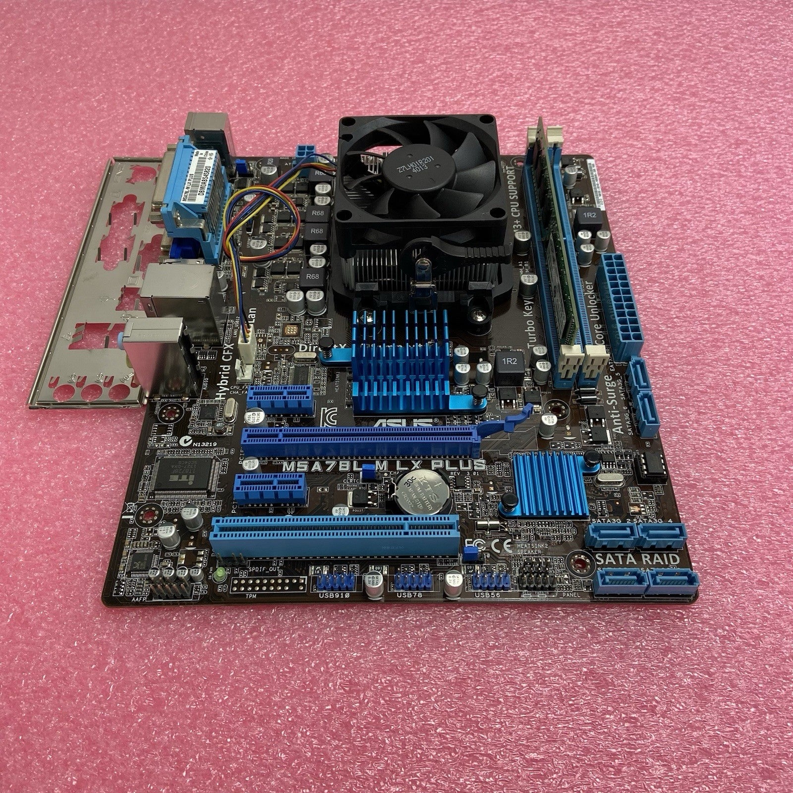ASUS M5A78L-MLX PLUS Motherboard AMD Sempron 145 2.8GHz 2GB RAM w/Shield1