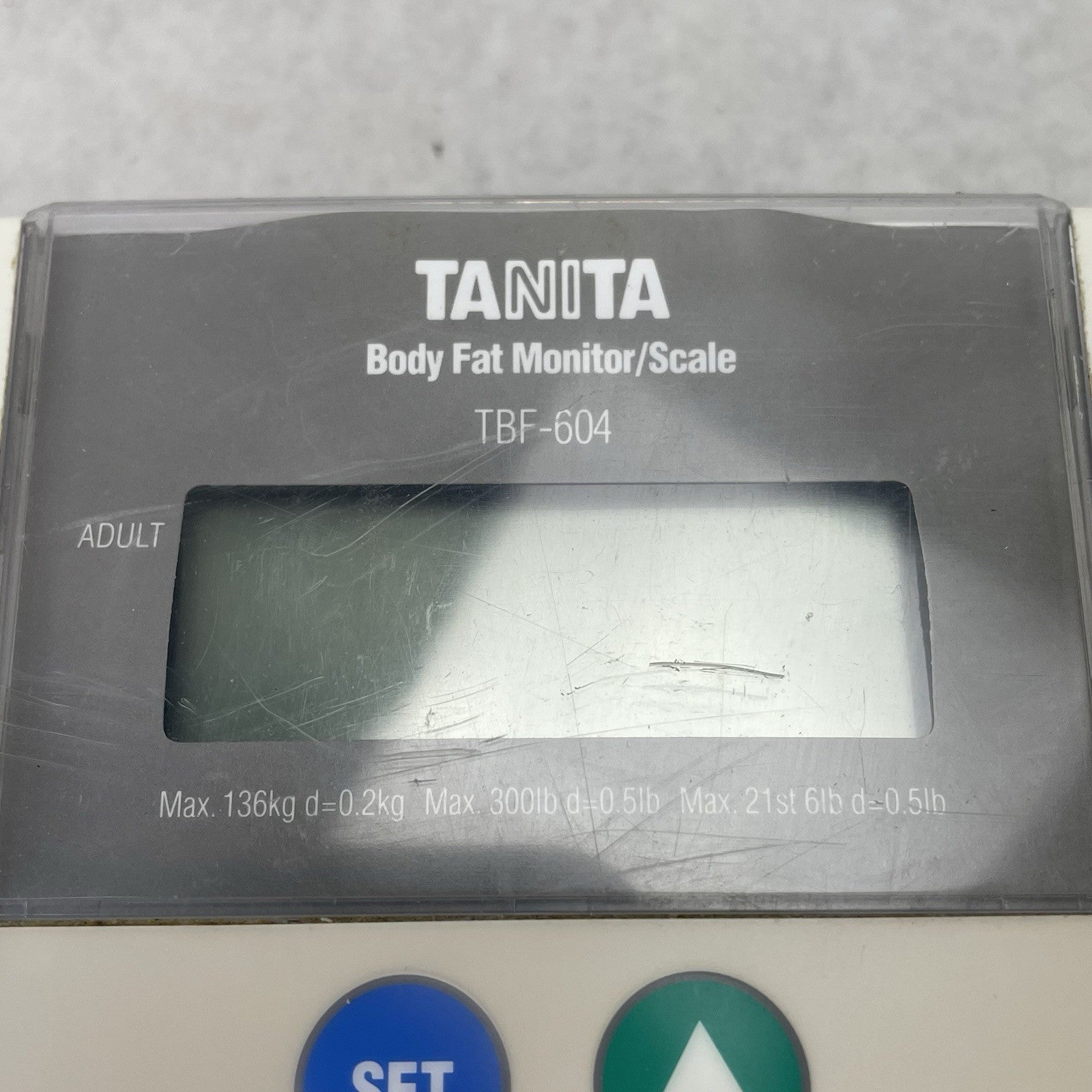 Tanita TBF-604 Body Fat Monitor Scale Power Tested4