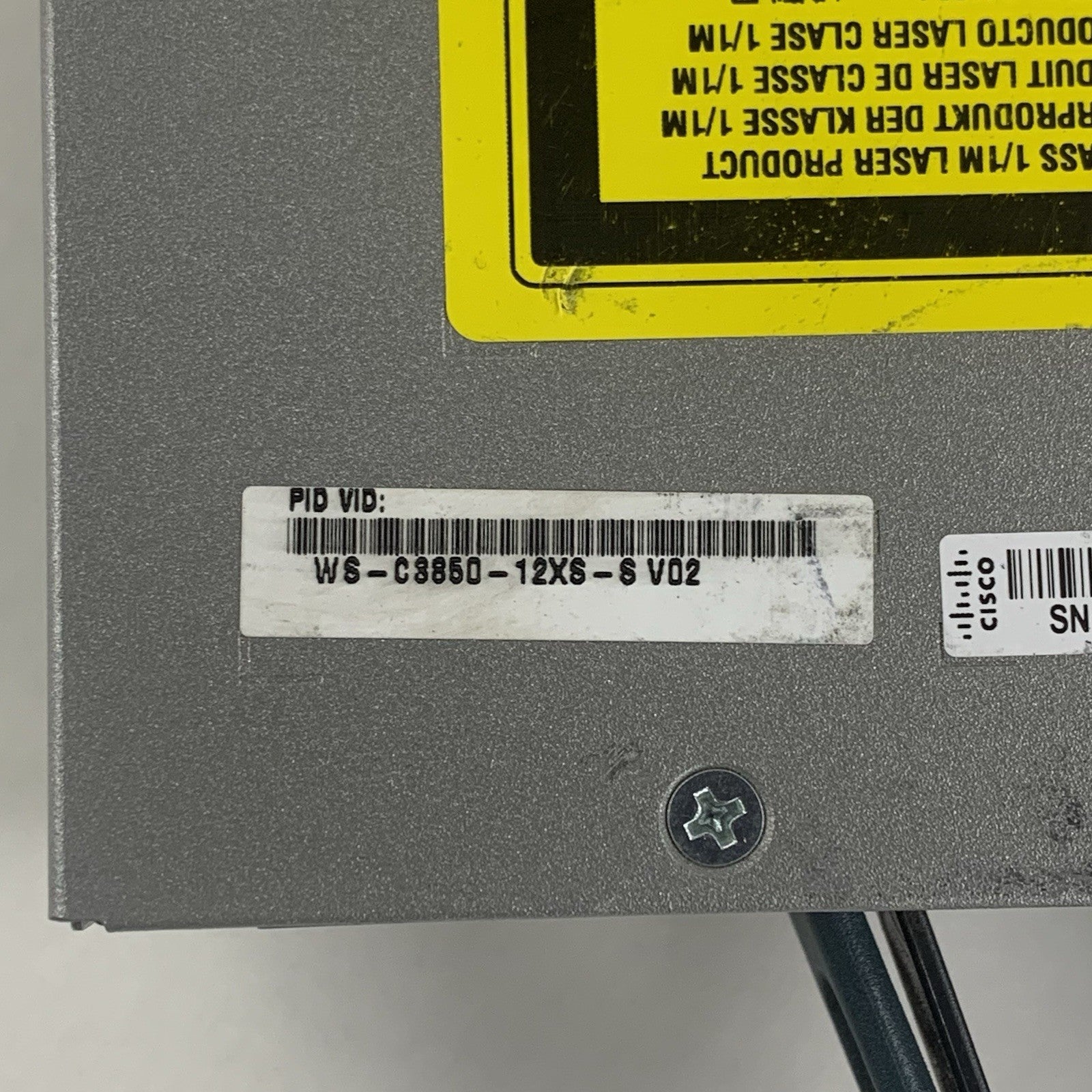 Cisco WS-C3850-12XS-S 12-Port SFP+ 10Gb 3850 Switch-No Power Cord10