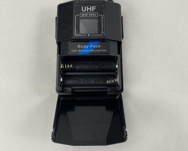 UHF Body Pack Wireless Microphone No Batteries No Microphone Lot of 2
