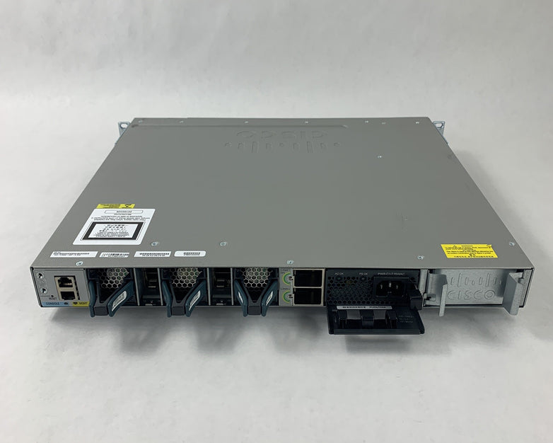 Cisco WS-C3850-48P-S V06 Catalyst 3850 w/ C3850-NM-4-1G Switch Tested Reset