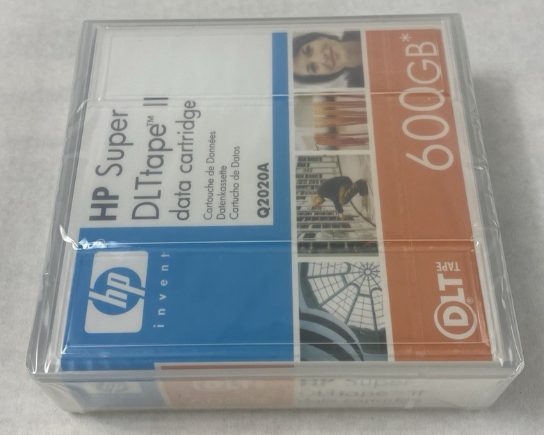 HP Q2020A Super DLTtape II 600GB Data Cartridge Lot of 2