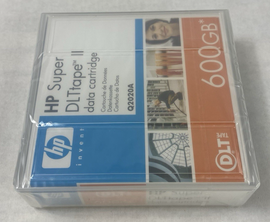 HP Q2020A Super DLTtape II 600GB Data Cartridge Lot of 2