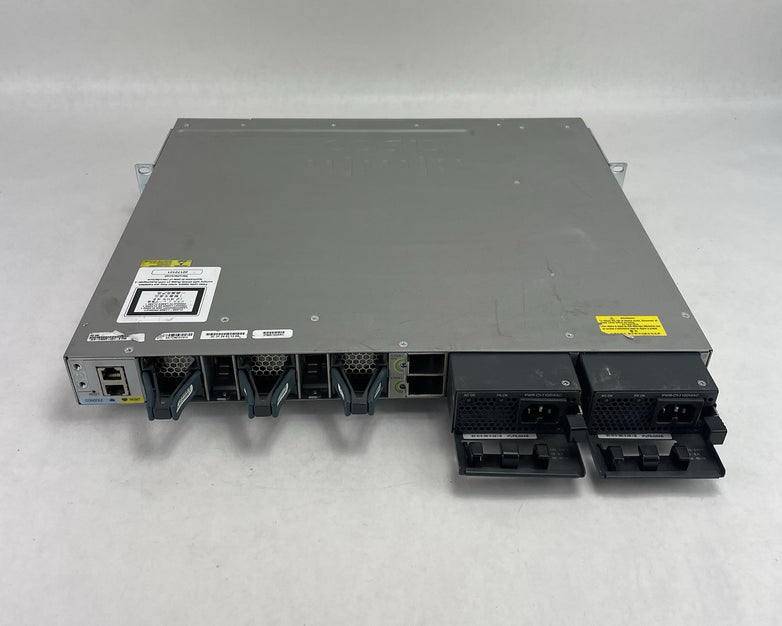 Cisco Catalyst WS-C3850-48U-S V06 48 Port Switch Tested w/C3850-NM-2-10G 2x PSUs