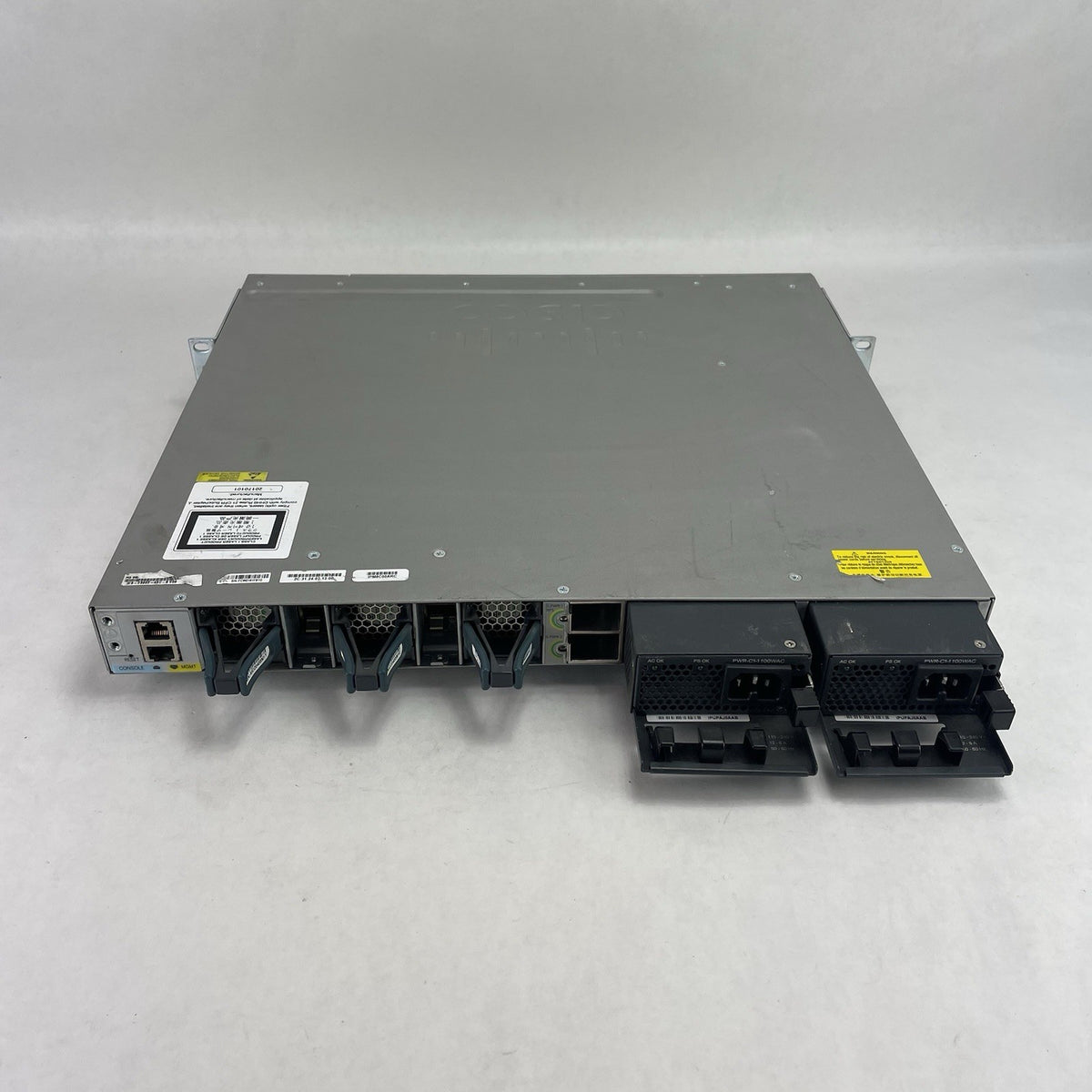 Cisco Catalyst WS-C3850-48U-S V06 48 Port Switch Tested w/C3850-NM-2-10G 2x PSUs6