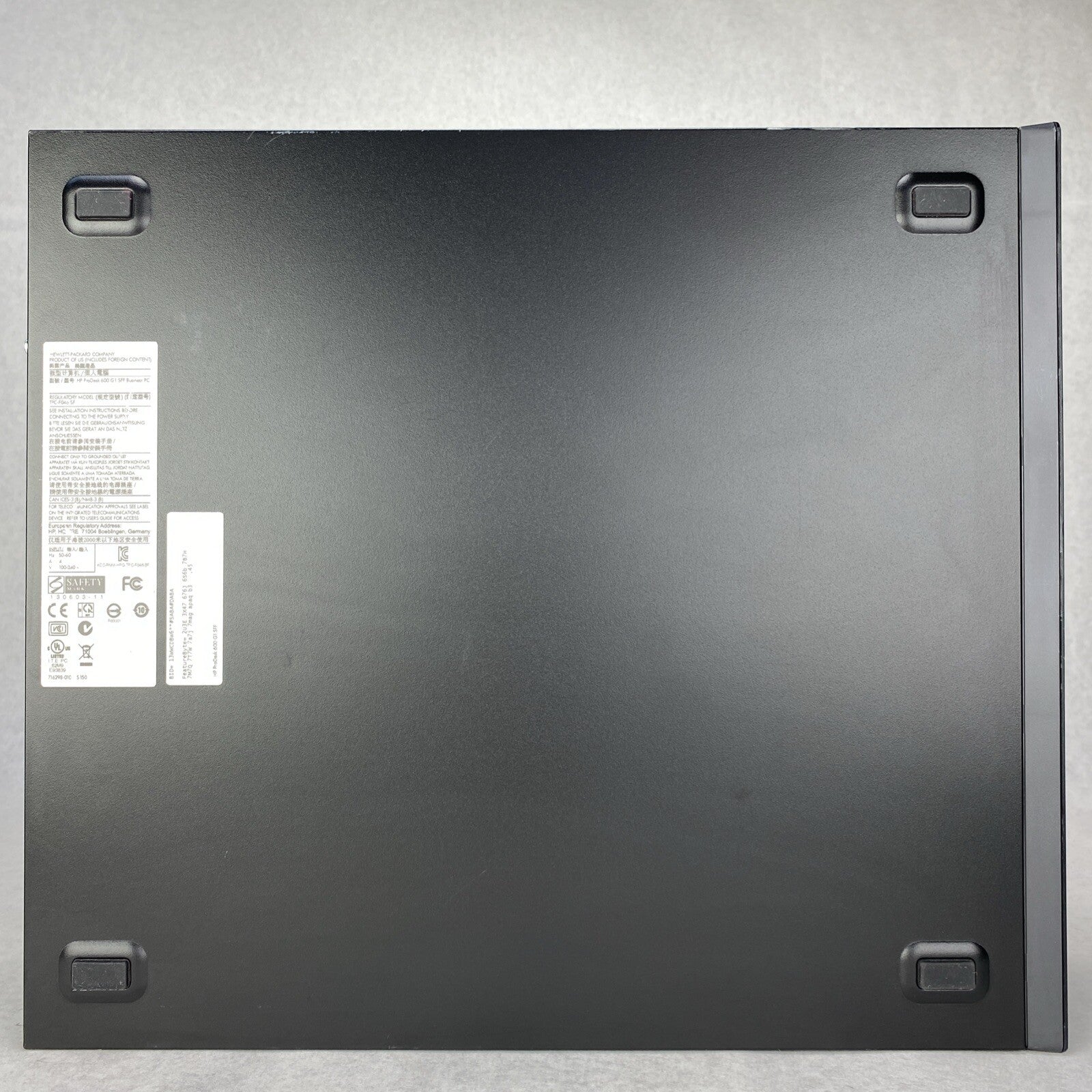 HP ProDesk 600 G1 SFF Intel Core i7-4770 3.40GHz 1x8GB RAM DVDRW No HDD OS