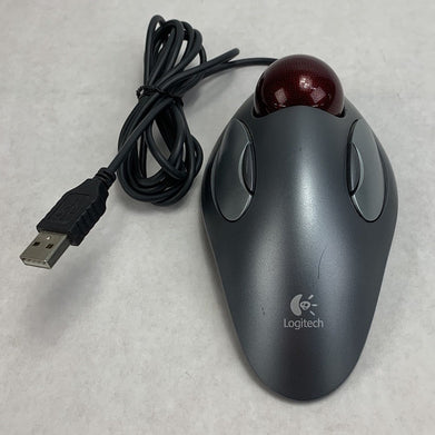 Logitech T-BC21 Wired-USB Trackball Mouse