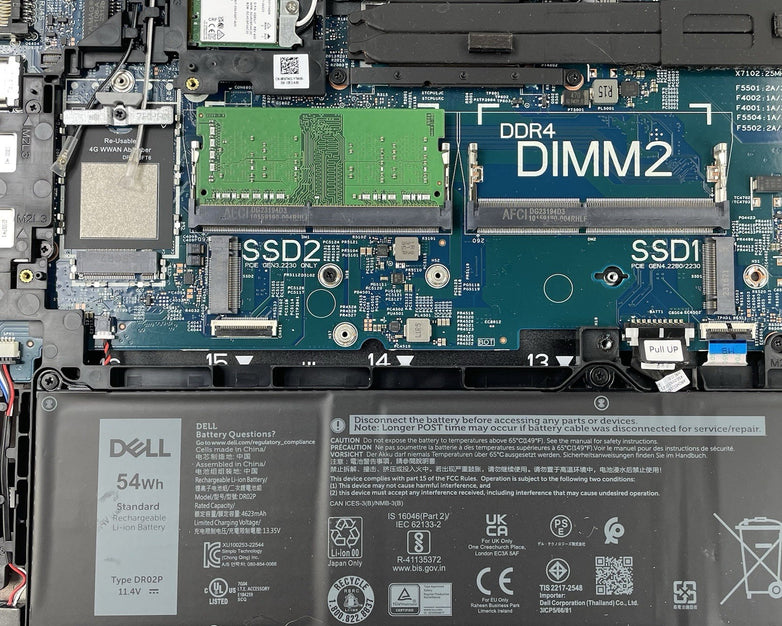 Dell Latitude 5540 15.6" i5-1345U 4.35 GHz 8 GB RAM No SSD/OS/AC - READ