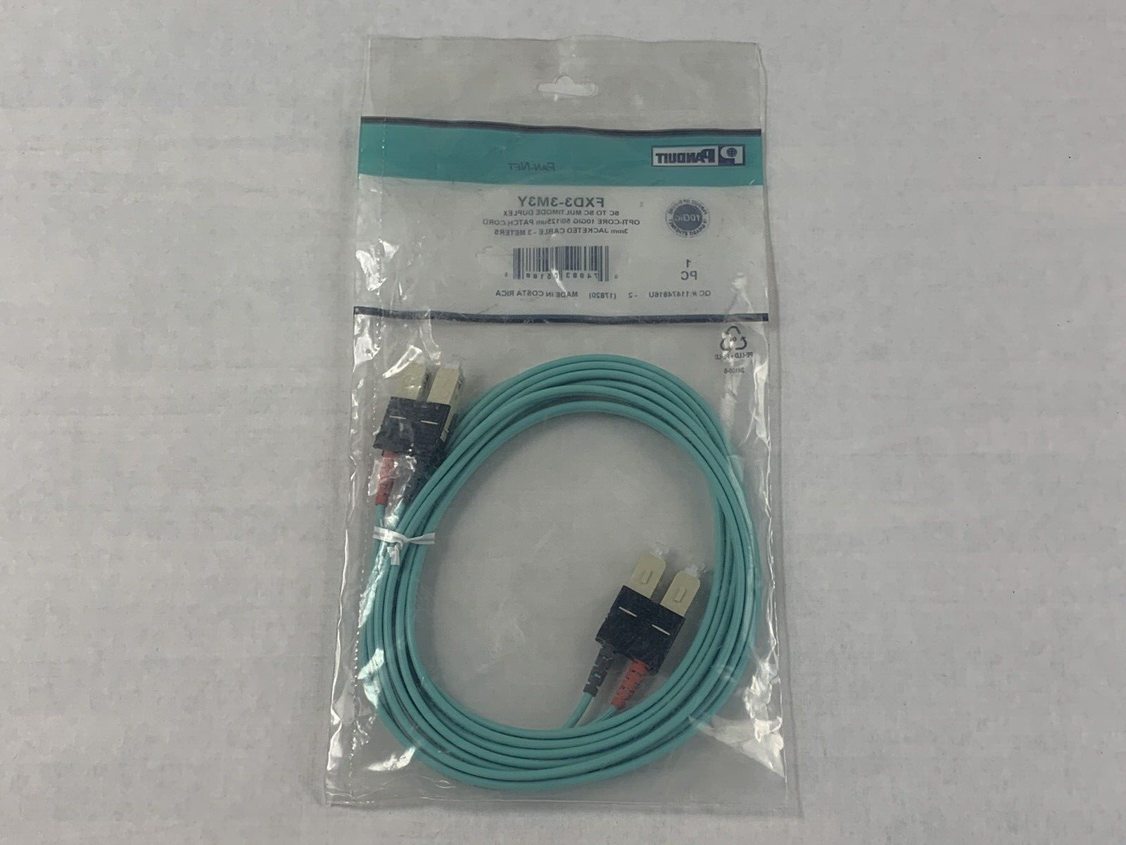 Lot of (4) PANDUIT FXD3-3M3Y / FXD33M3Y (NEW IN BOX)