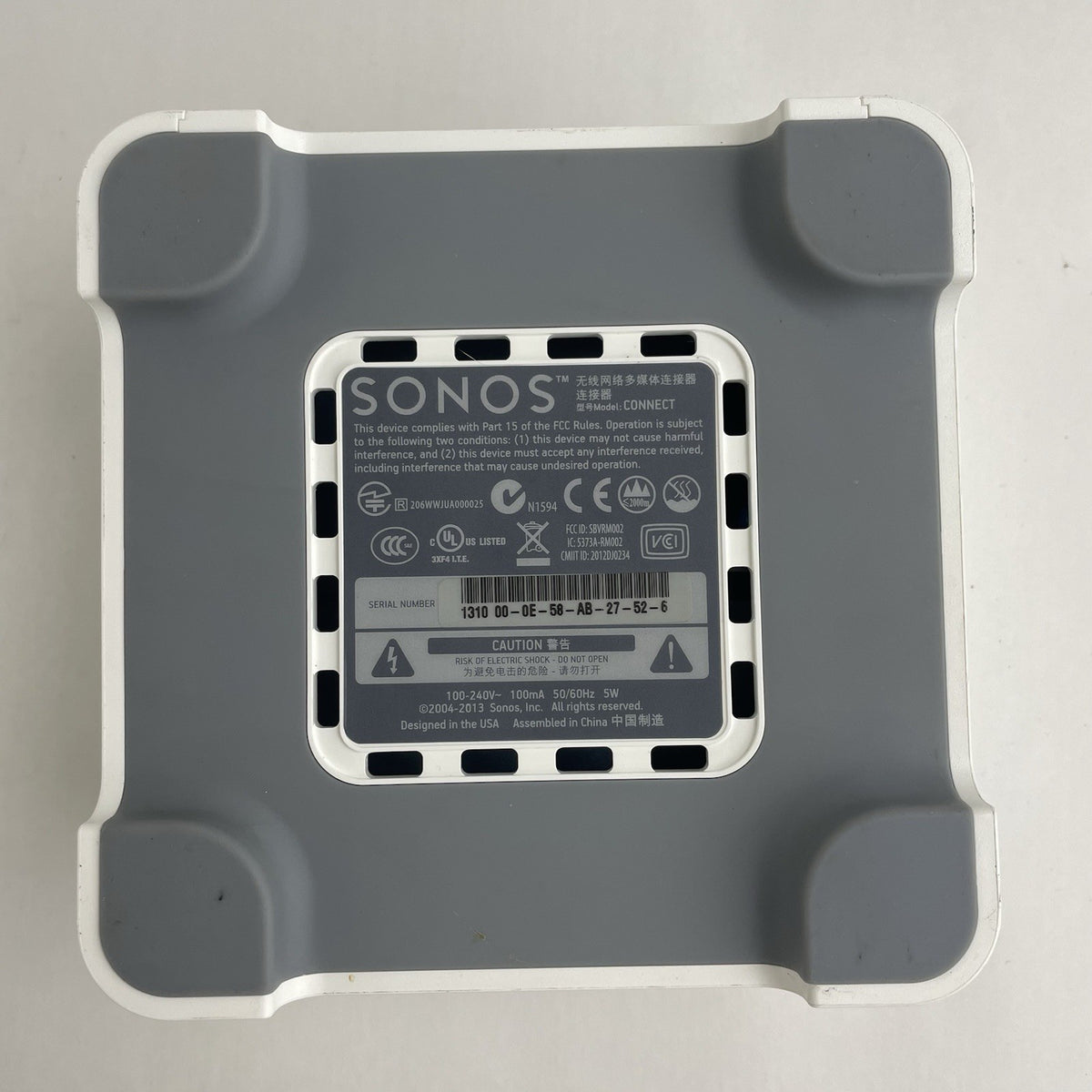 Sonos Connect Tested Working Reset No Power Cord5