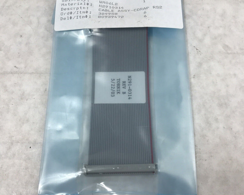 Perklin Elmer N291-0314 Ribon Cable 34-Pin